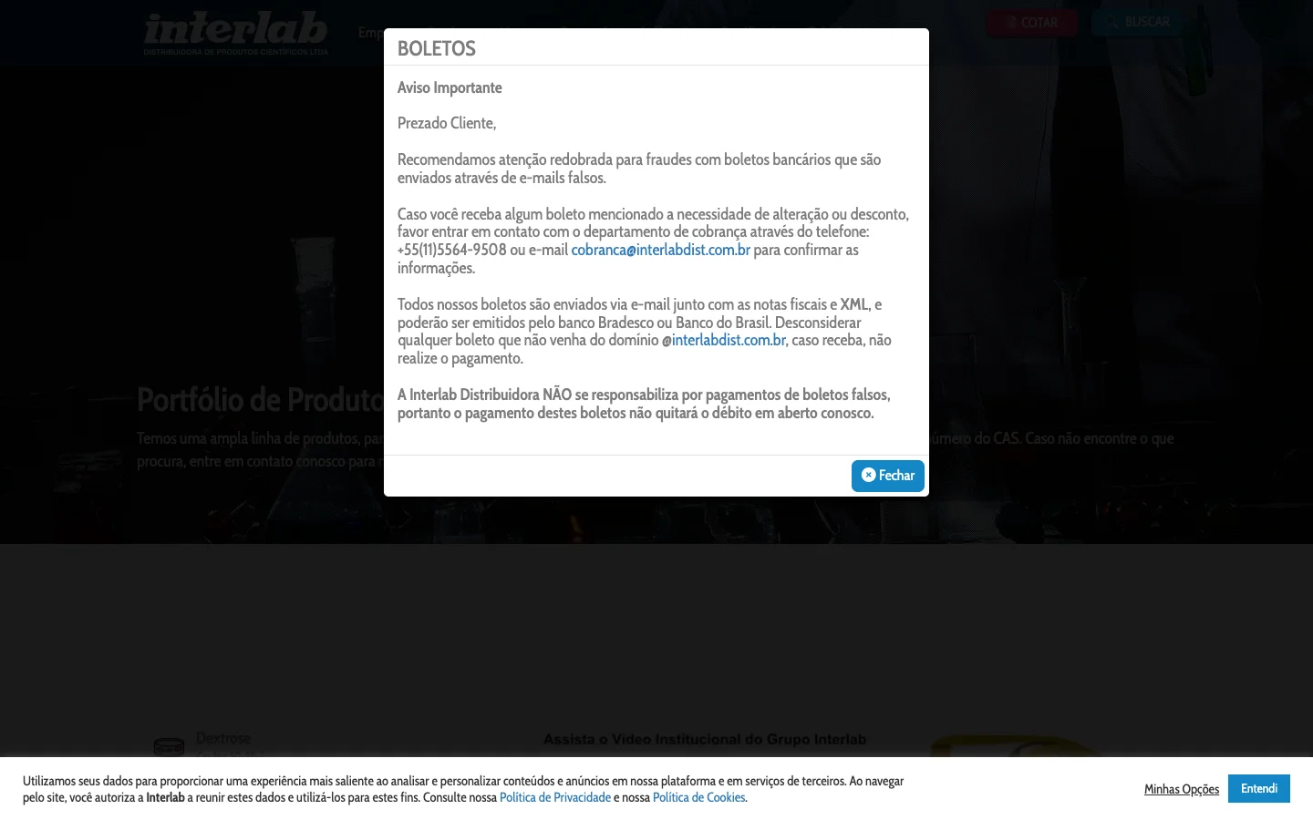 Interlab — Distribuidora de Insumos e Equipamentos Laboratoriais