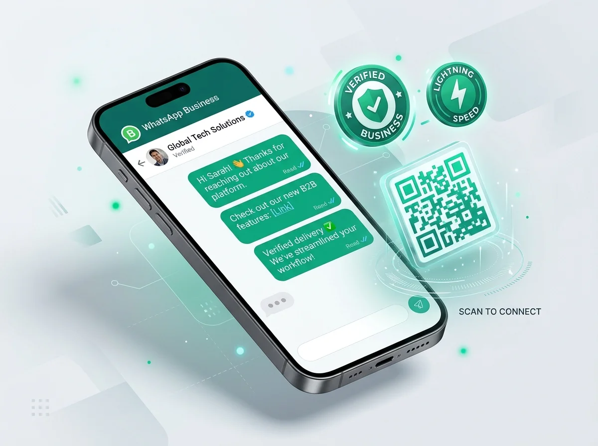 Gerador de Link WhatsApp Business com QR Code